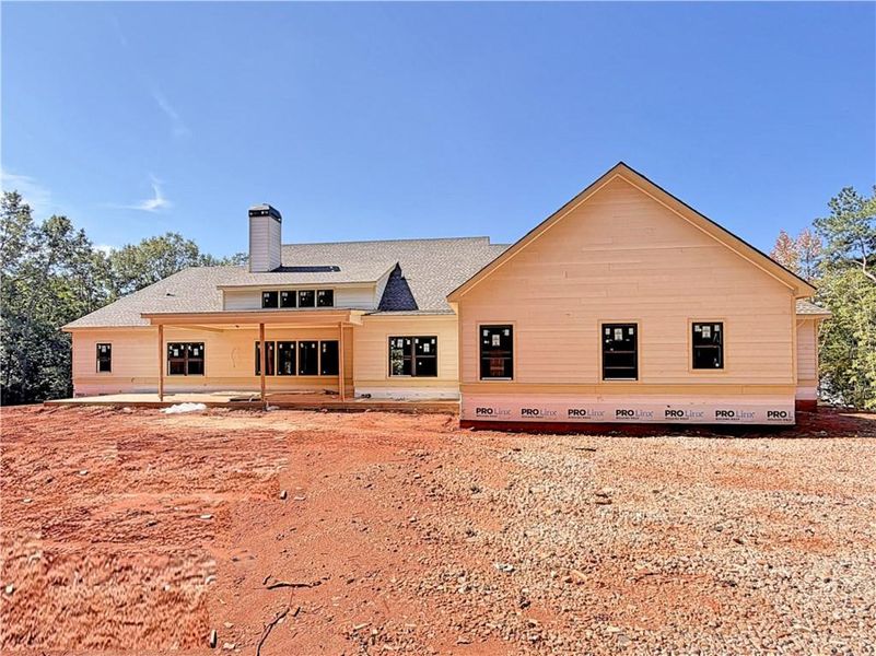 In-progress construction of a new home in , Bogart, GA (Image 9).
