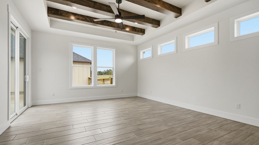 Spacious, unfurnished interior of a new home in Lakeside at Millican Reserve, College Station (Image 18).