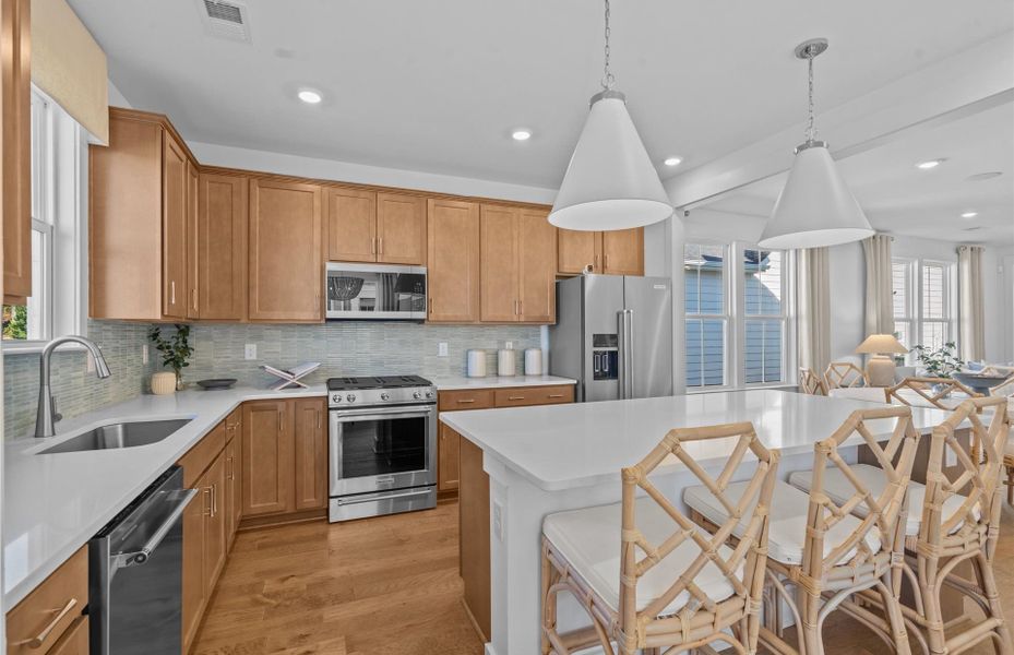 Representative furnished interior of a home built from the Compass by Del Webb in Del Webb Greenville, Greenville (Image 10).