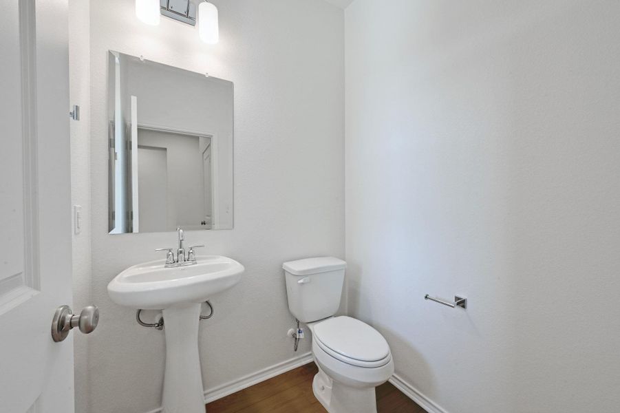 Furnished interior view inside a new home in Creekside at Estancia, Austin (Image 10).