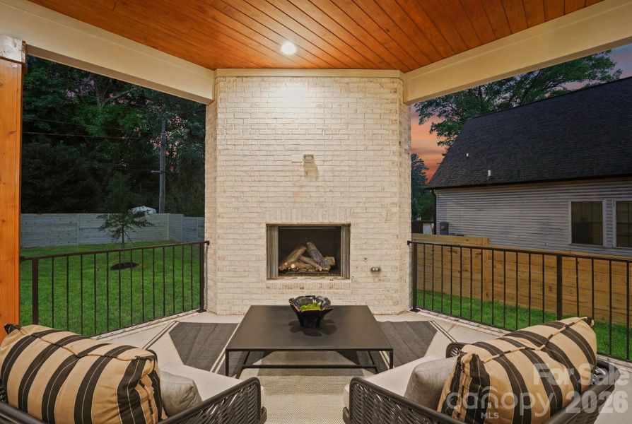 Exterior details and patio area of a home in , Charlotte (Image 30).