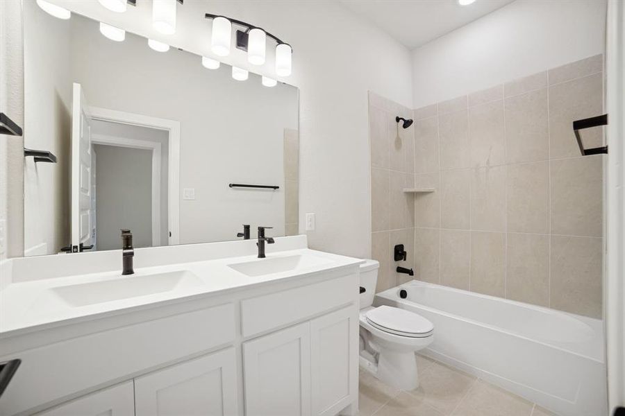 Furnished interior view inside a new home in Talia – Garden Series, Mesquite (Image 13). Furnished interior view inside a new home in Talia – Garden Series, Mesquite (Image 13).