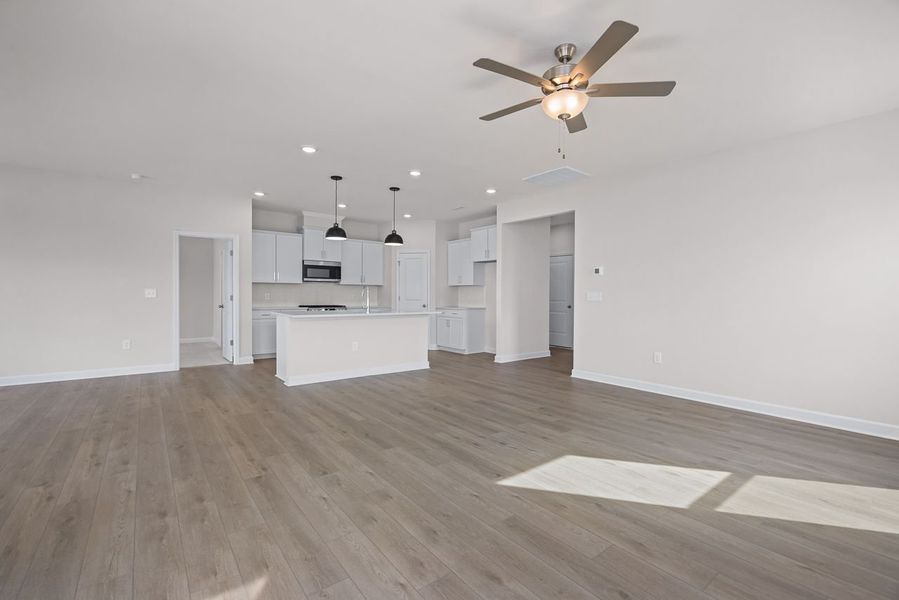 Representative unfurnished interior of a home built from the The Franklin C by Davidson Homes LLC in Retreat at North Main, Lillington (Image 23).