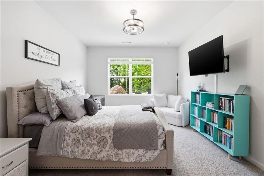 Furnished interior view inside a new home in Lost Creek, Dallas (Image 38).