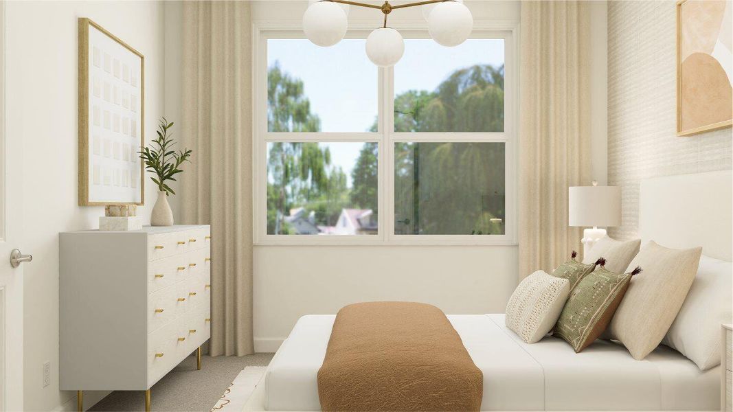 Furnished interior view inside a new home in Arden: The Providence Collection, Loxahatchee (Image 8).