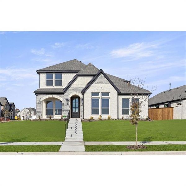 Stunning Elevation with front porch