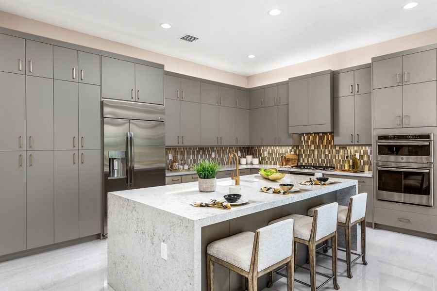 Representative furnished interior of a home built from the Oracle by GL Homes in Apex at Avenir, Palm Beach Gardens (Image 5).