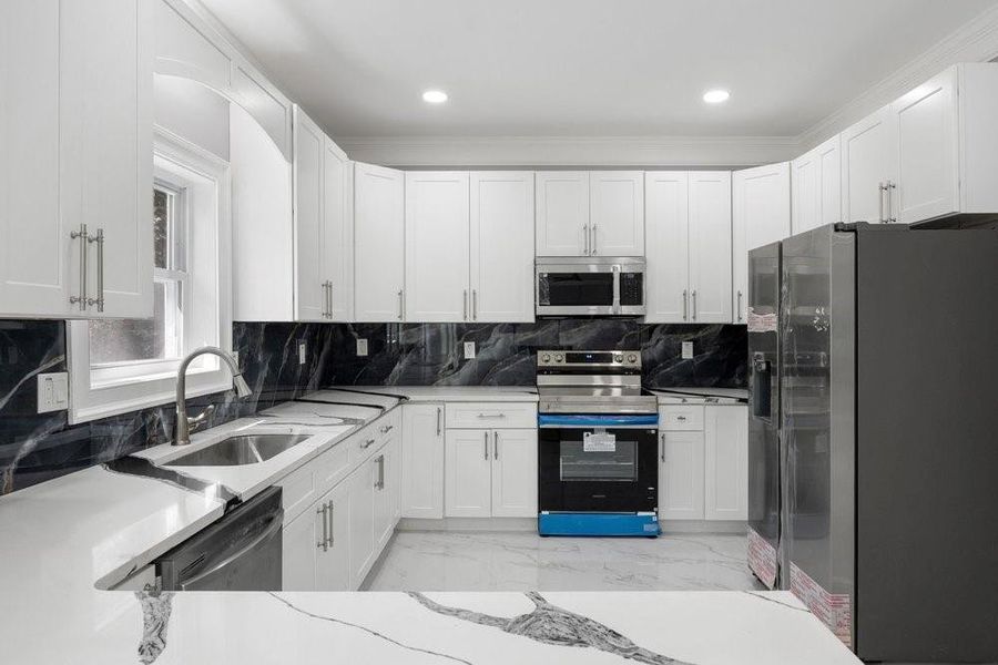 Furnished interior view inside a new home in , Acworth (Image 8).