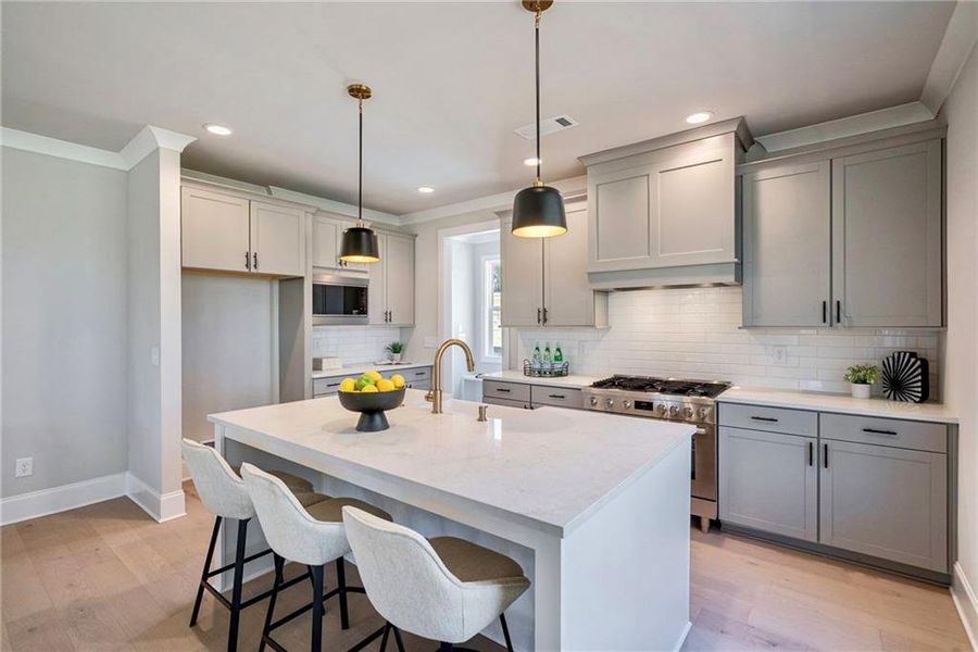 Furnished interior view inside a new home in , Atlanta (Image 15).