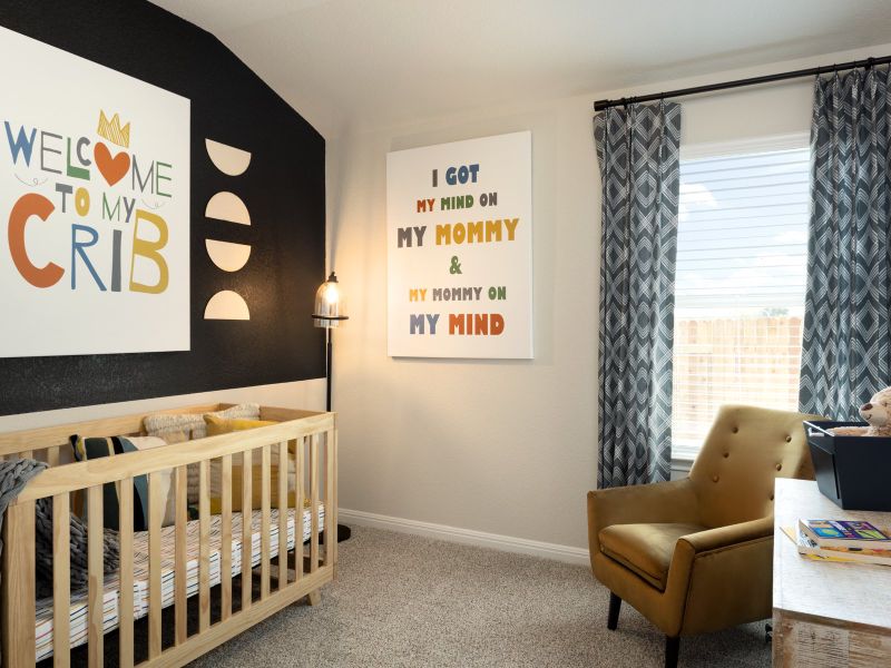 Furnished interior view inside a new home in Waterstone Crossing, Kyle (Image 13).