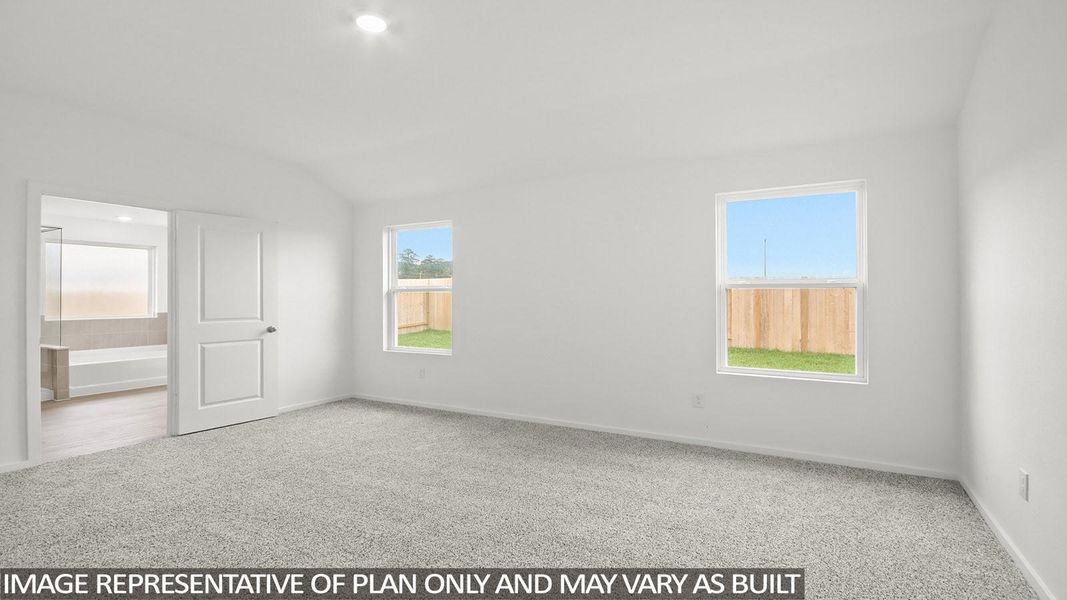 Spacious, unfurnished interior of a new home in Granger Pines, Conroe (Image 11).