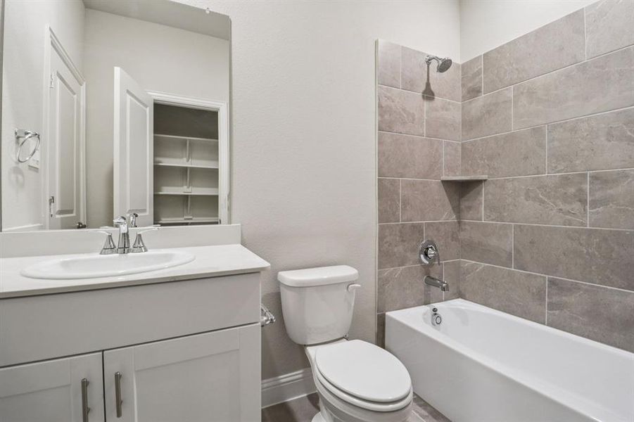 Photo is not of the actual home, but is an inspirational photo of builder’s model home and may depict options, furnishings, and/or decorator features that are not included.