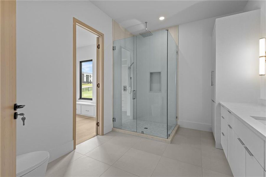 Furnished interior view inside a new home in , Sugar Hill (Image 51).