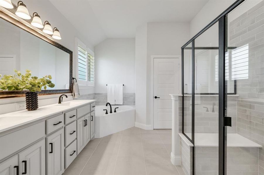 Furnished interior view inside a new home in Lovers Landing, Forney (Image 13).