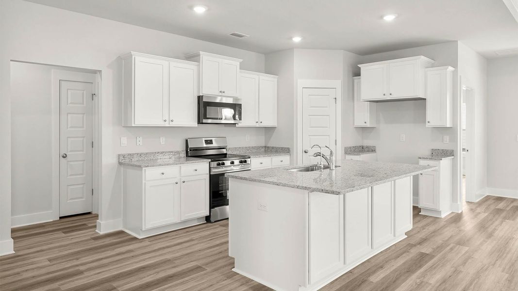Furnished interior view inside a new home in WindMark Beach, Port Saint Joe (Image 4).