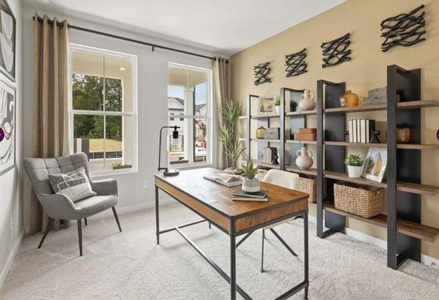 Furnished interior view inside a new home in The Estates at Gainesville Township, Gainesville (Image 12).