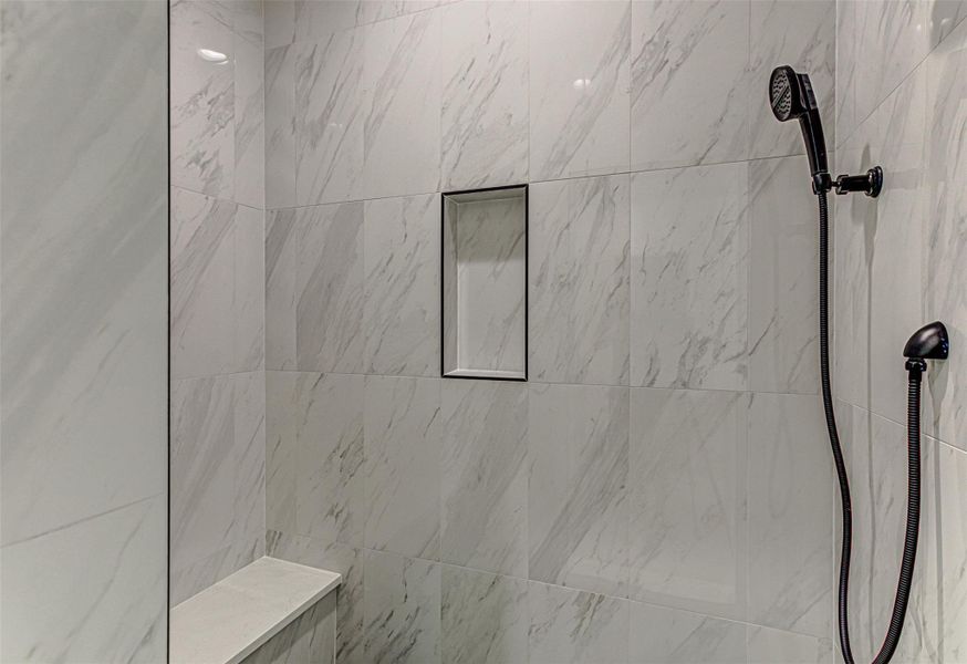 Ensuite Full bathroom with tiled shower