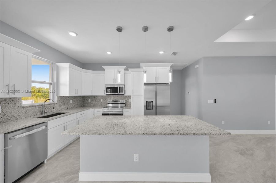 Furnished interior view inside a new home in , Lehigh Acres (Image 5). Furnished interior view inside a new home in , Lehigh Acres (Image 5).