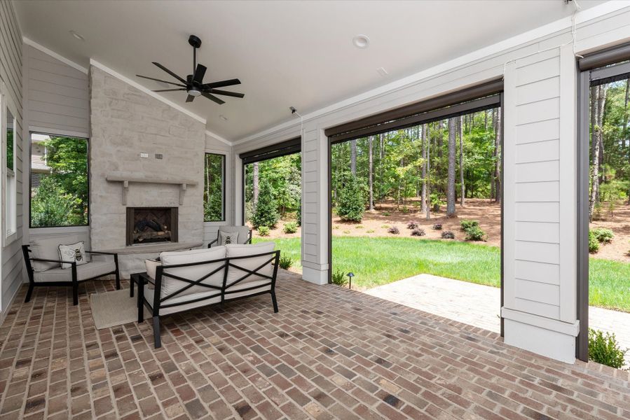Representative exterior details of a home built from the Marin-Expanded by Classica Homes in Riverchase Estates, Lancaster (Image 40).