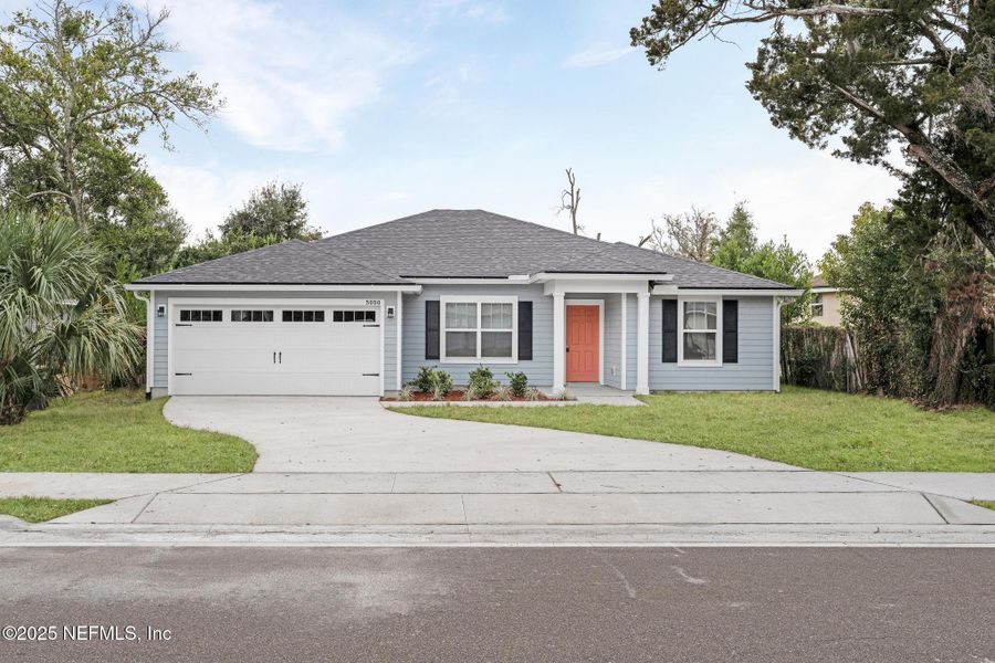 Front exterior of a new home in , Jacksonville, FL, highlighting curb appeal (Image 2). Front exterior of a new home in , Jacksonville, FL, highlighting curb appeal (Image 2).