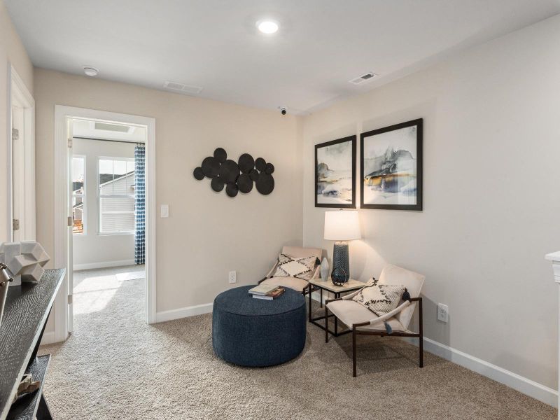 Furnished interior view inside a new home in Meadows at Wilson Farms - The Summit Series, Fort Mill (Image 13).
