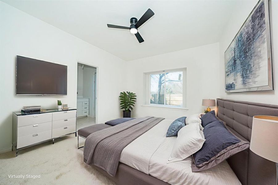 Primary Bedroom Virtually Staged