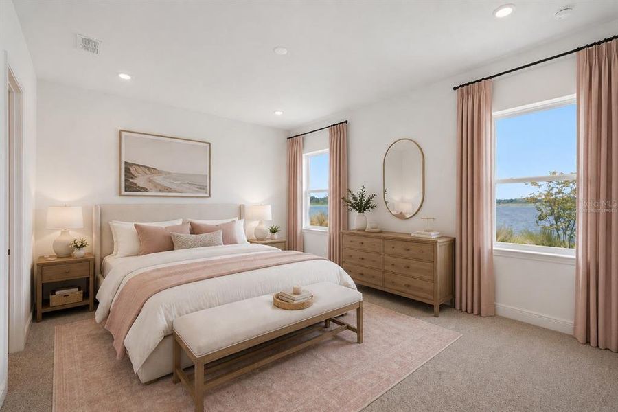Furnished interior view inside a new home in Laureate Park, Orlando (Image 30).