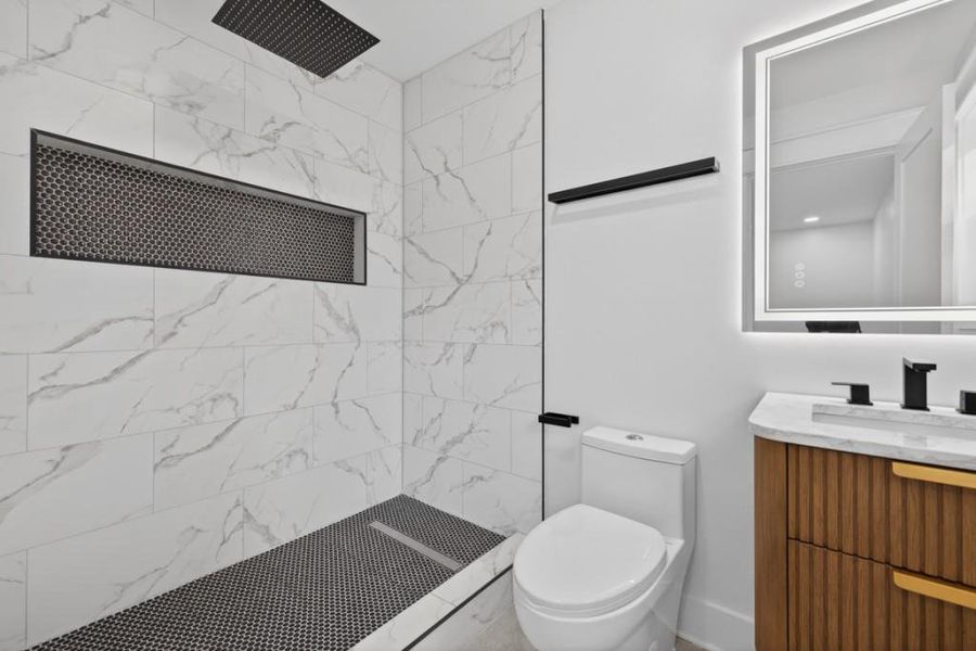 Furnished interior view inside a new home in , Norcross (Image 9).