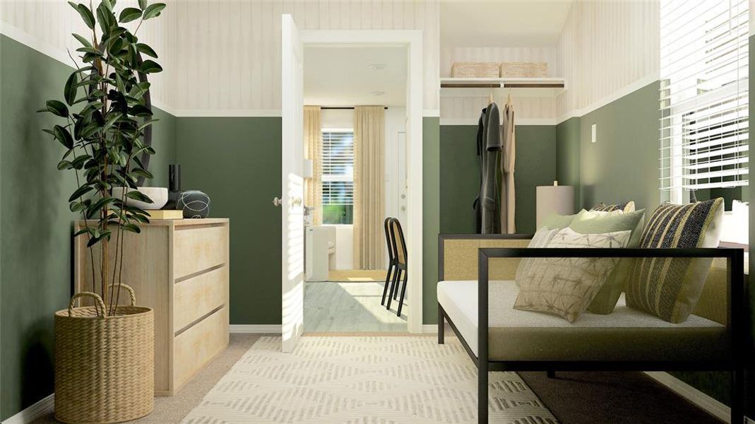 Furnished interior view inside a new home in Tillage Farms: Dream, Princeton (Image 6). Furnished interior view inside a new home in Tillage Farms: Dream, Princeton (Image 6).