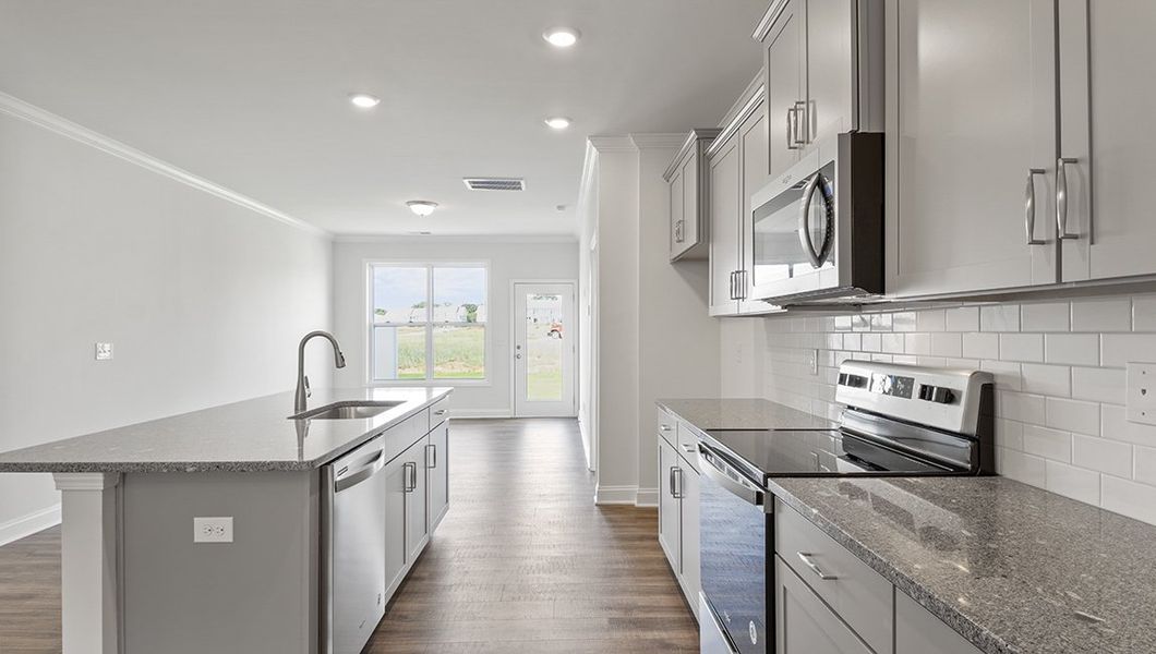 Furnished interior view inside a new home in Pleasant Grove, Weaverville (Image 4).