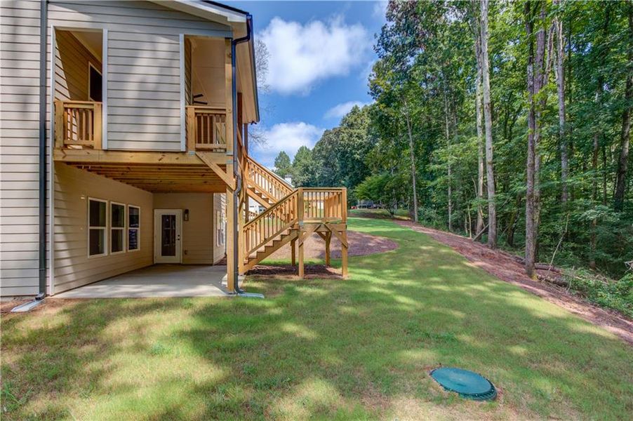 Front exterior of a new home in , Pendergrass, GA, highlighting curb appeal (Image 1). Front exterior of a new home in , Pendergrass, GA, highlighting curb appeal (Image 1).