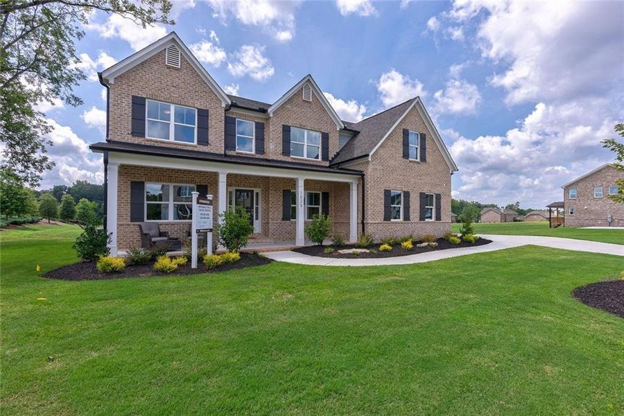 Front exterior of a new home in , Watkinsville, GA, highlighting curb appeal (Image 32).