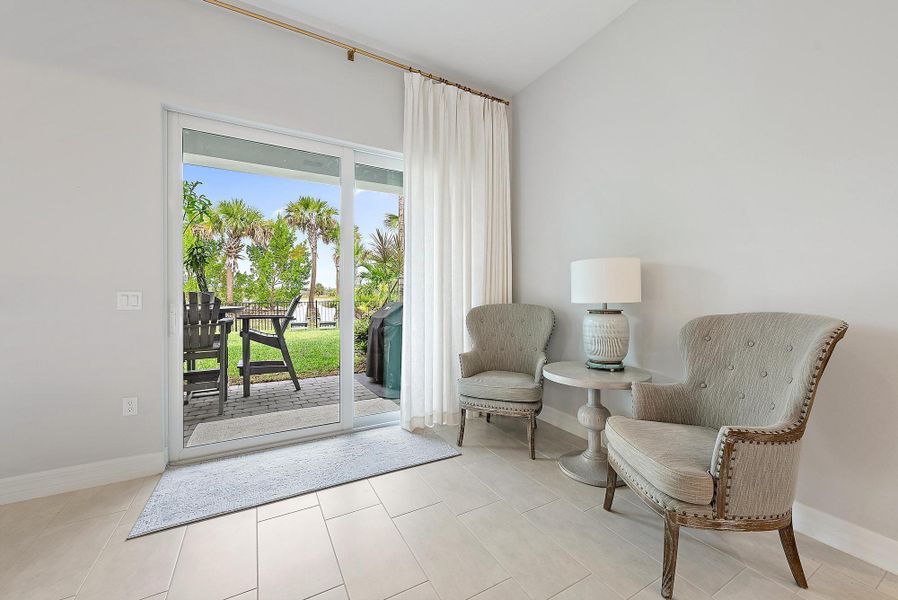 Furnished interior view inside a new home in Avondale at Avenir, Palm Beach Gardens (Image 11).