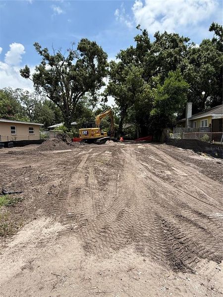 Site preparation for new homesites in , Tampa (Image 3). Site preparation for new homesites in , Tampa (Image 3).