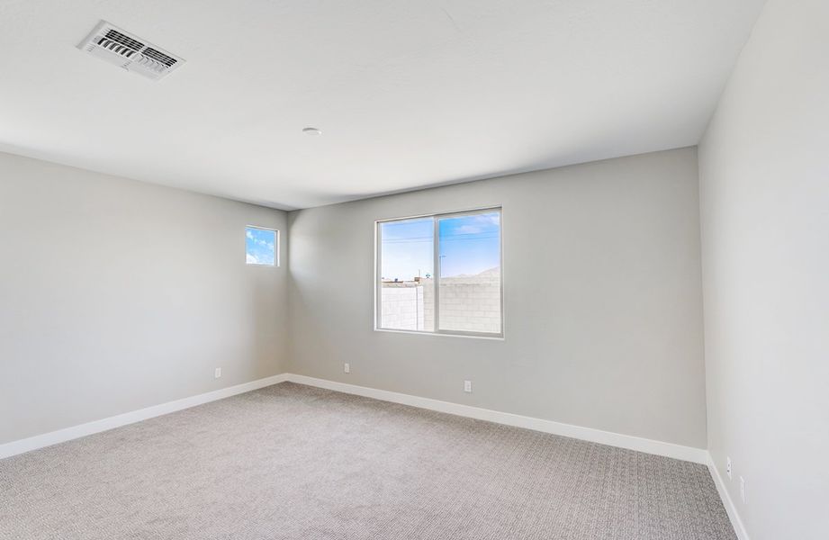 Representative unfurnished interior of a home built from the Castillo Series - Clover by Brightland Homes in Castillo at Anderson Parc, Buckeye (Image 23). Representative unfurnished interior of a home built from the Castillo Series - Clover by Brightland Homes in Castillo at Anderson Parc, Buckeye (Image 23).