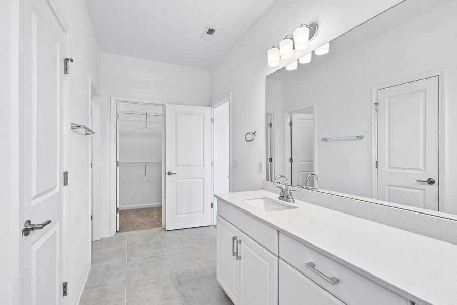 Furnished interior view inside a new home in Terraces at the Exchange, Fort Mill (Image 11).