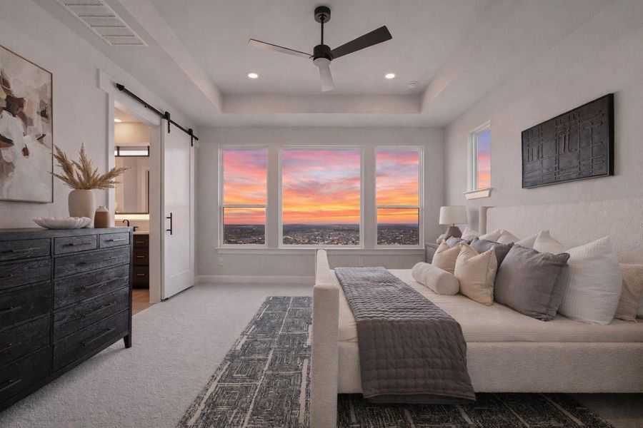 Owner's Retreat with Sunset