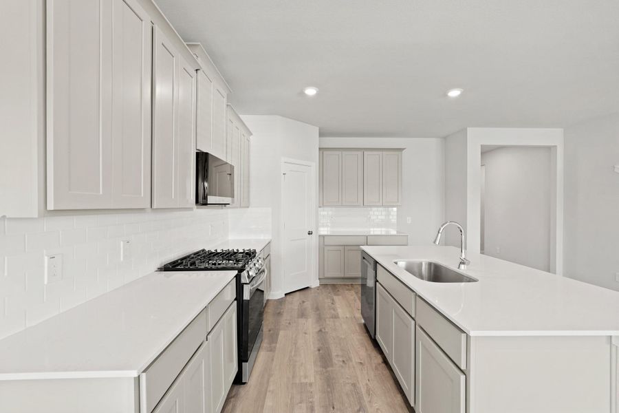 Furnished interior view inside a new home in Woodshore, Clute (Image 14).