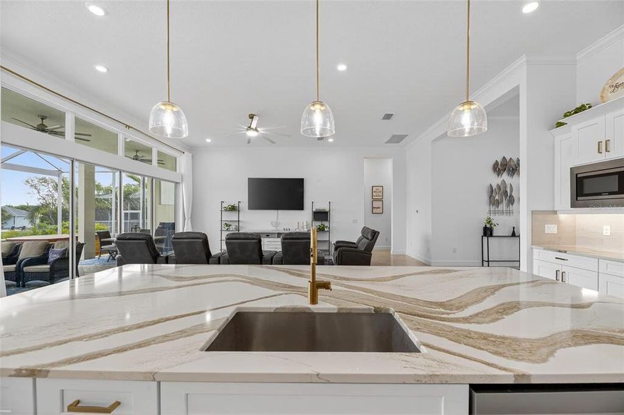 Furnished interior view inside a new home in , Apollo Beach (Image 15).