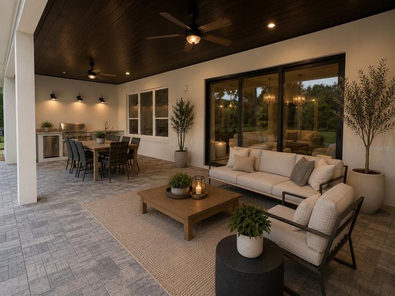 Exterior details and patio area of a home in , Altamonte Springs (Image 21).