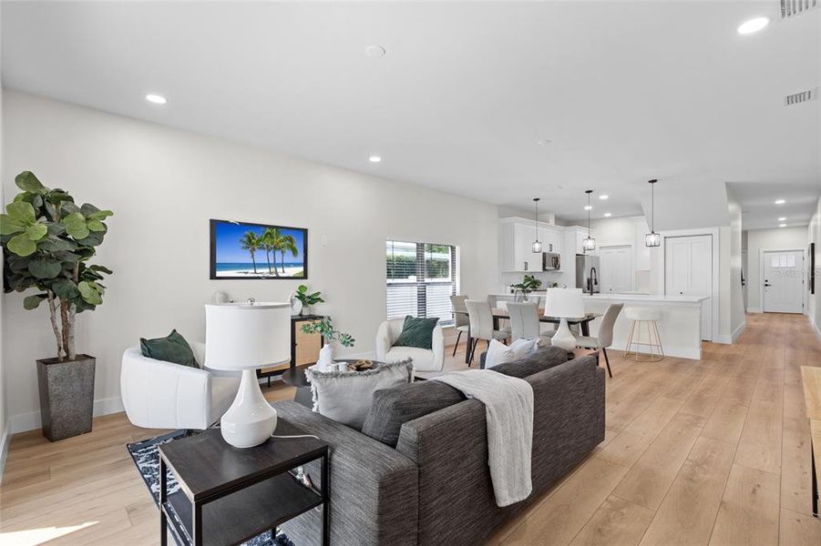 Furnished interior view inside a new home in , Tampa (Image 12).