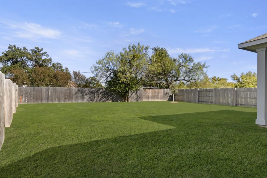 Exterior details and patio area of a home in Orchard Ridge, Liberty Hill (Image 32).