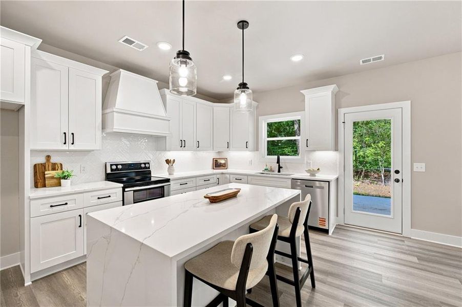 Furnished interior view inside a new home in , Cumming (Image 10).