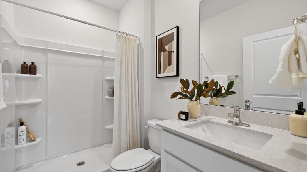 Representative furnished interior of a home built from the Hanover by D.R. Horton in Martin Farms, Aberdeen (Image 15).