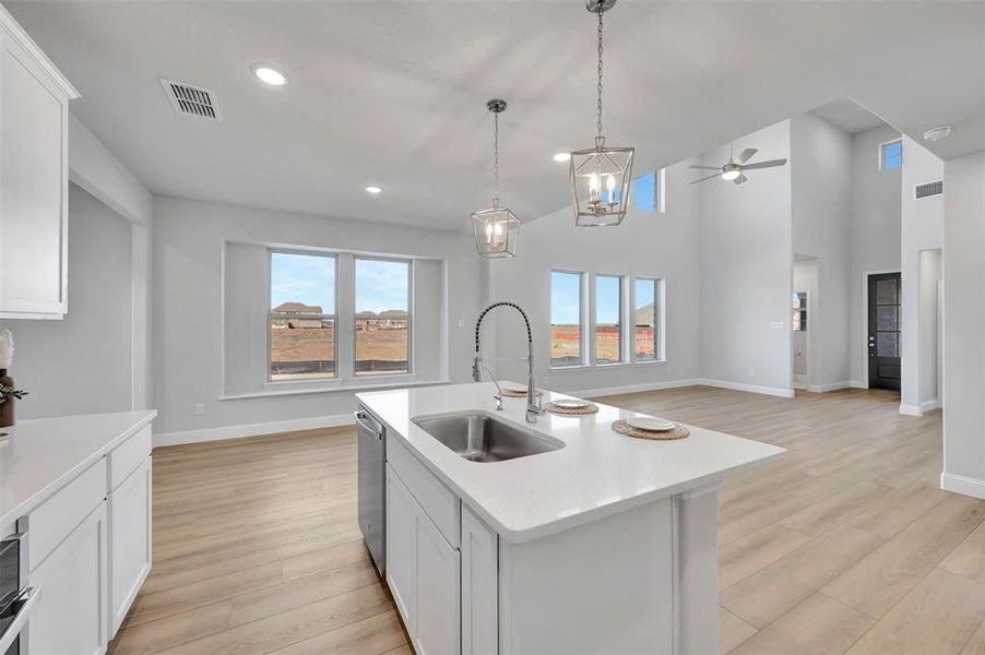 Furnished interior view inside a new home in Lilybrooke at Legacy Hills, Celina (Image 15).