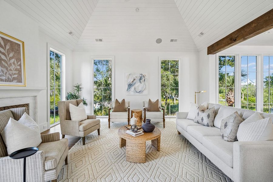 Furnished interior view inside a new home in , Johns Island (Image 17).
