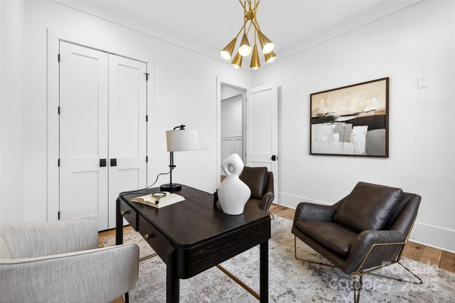 Furnished interior view inside a new home in , Charlotte (Image 6).