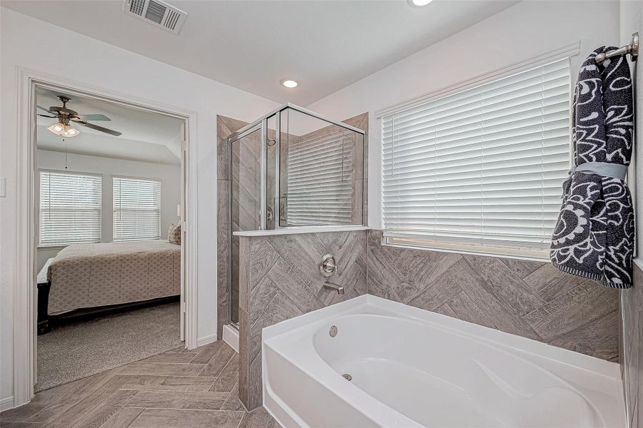 Furnished interior view inside a new home in Splendora Fields, Splendora (Image 15).