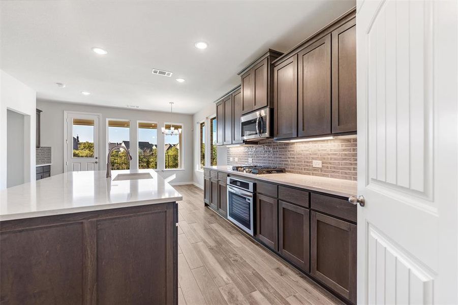 Furnished interior view inside a new home in Morningstar, Aledo (Image 6).