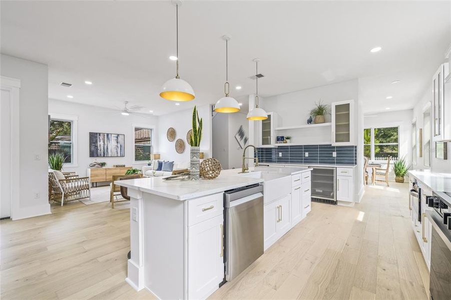 Furnished interior view inside a new home in , St. Petersburg (Image 17).